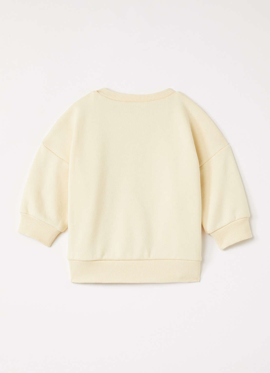 Konges Sløjd Lou sweater met pailletten - voorkant 3 lichtgeel