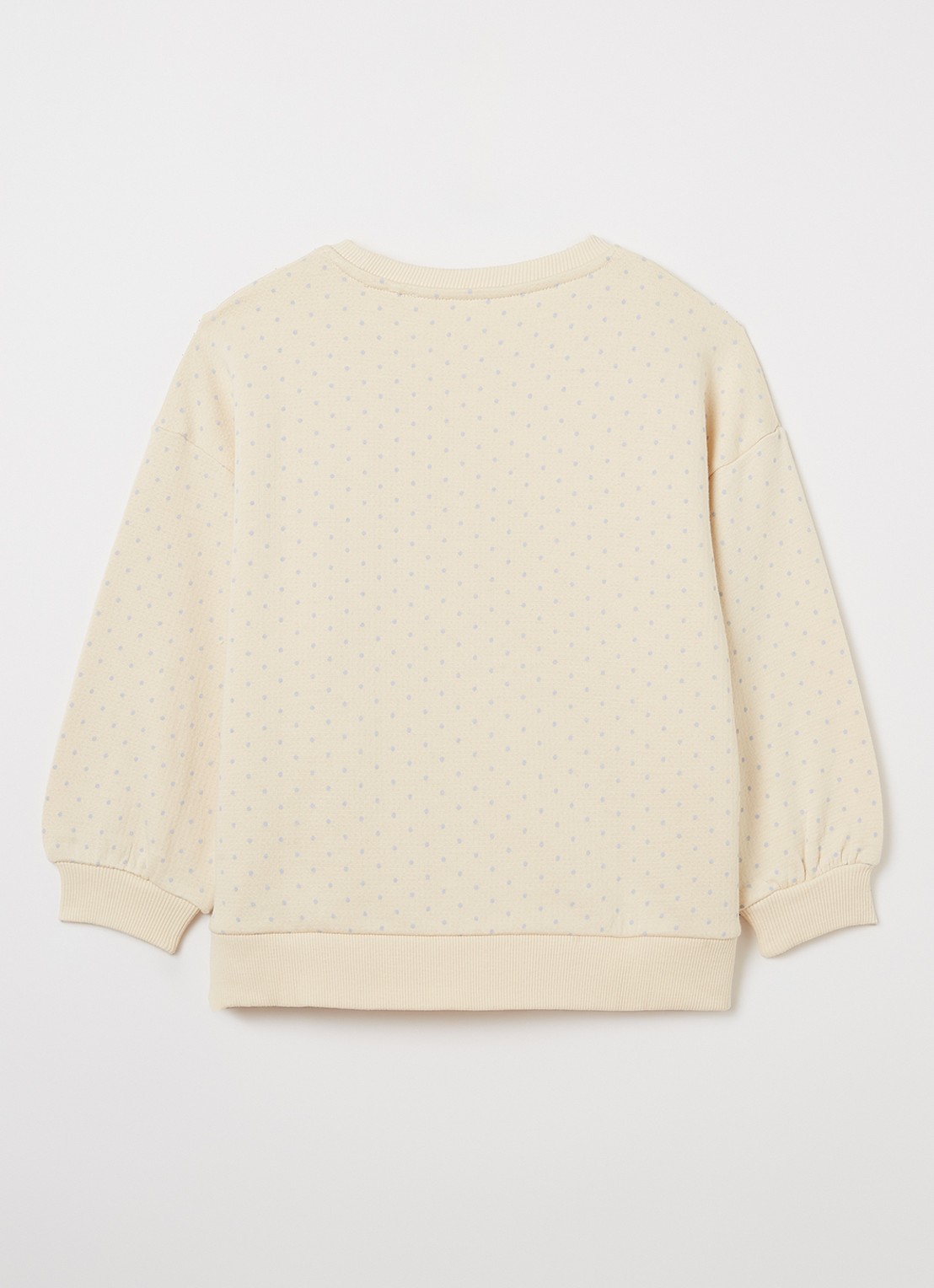 Konges Sløjd Loupy sweater met print - voorkant 3 creme