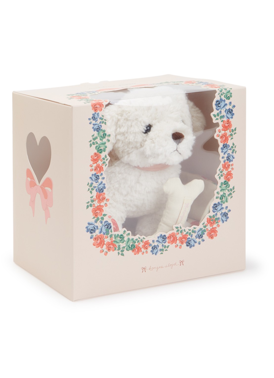 Konges Sløjd Madeleine knuffel 18 cm - voorkant gebroken wit