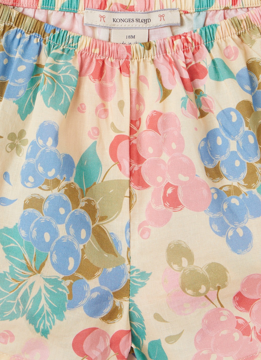 Konges Sløjd Pacey met print  - detail beige