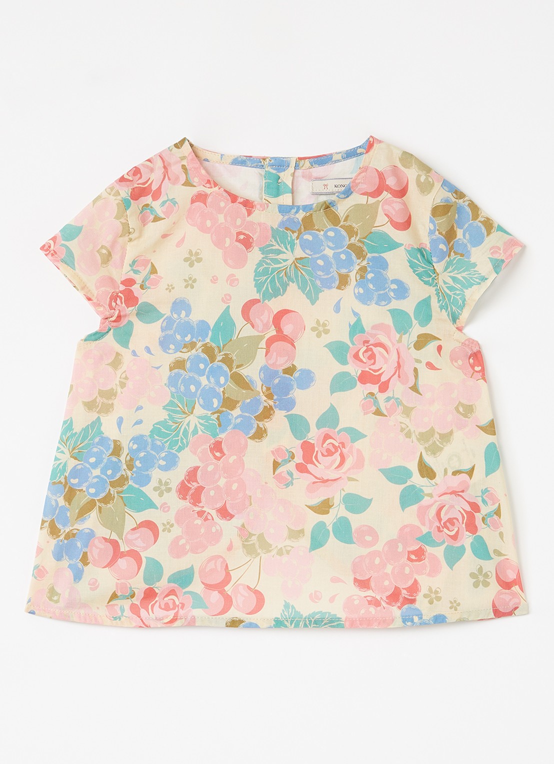 Konges Sløjd Pacey met print - voorkant beige