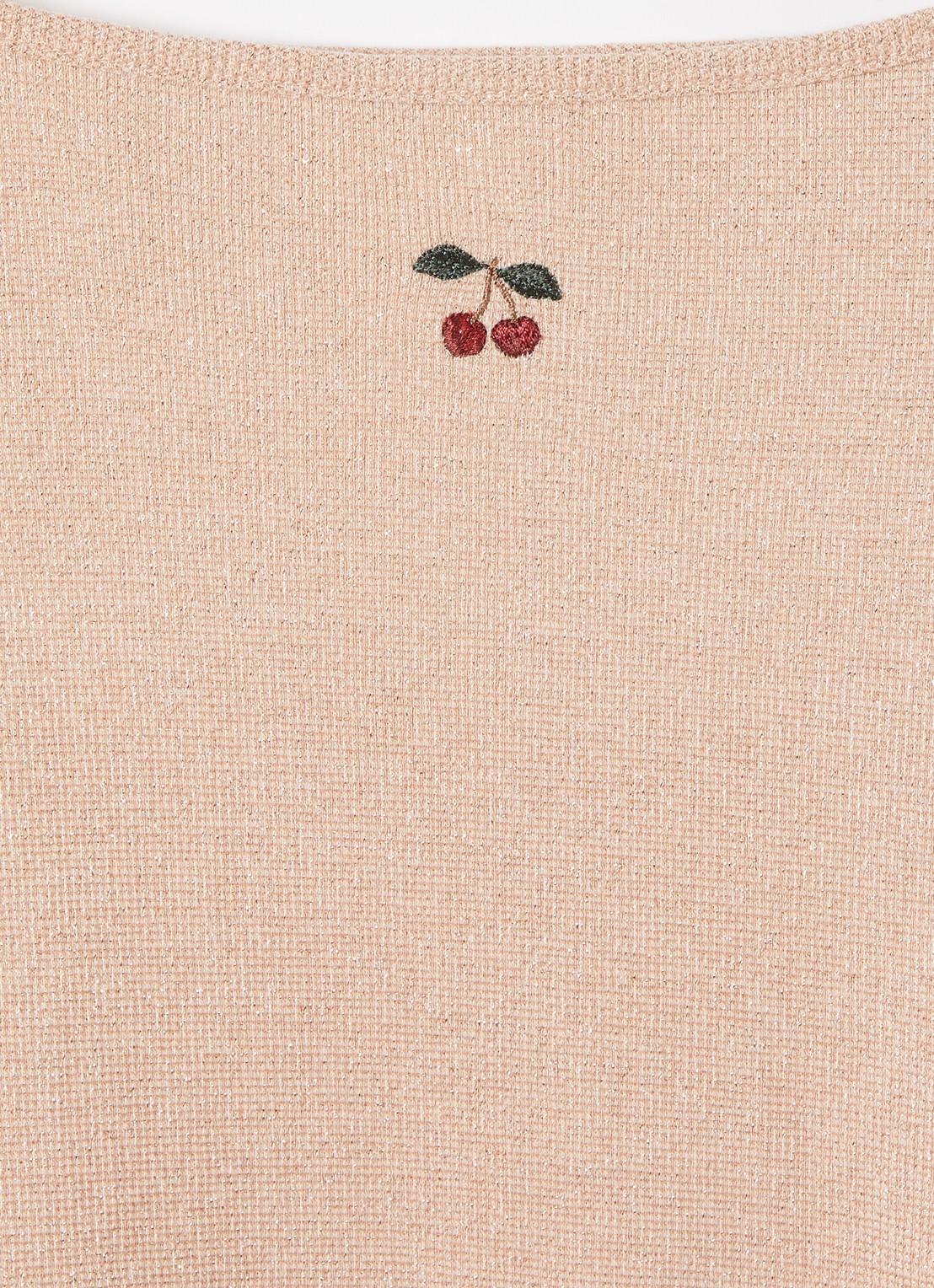 Konges Sløjd Roli jurk met lurex - detail 3 roze