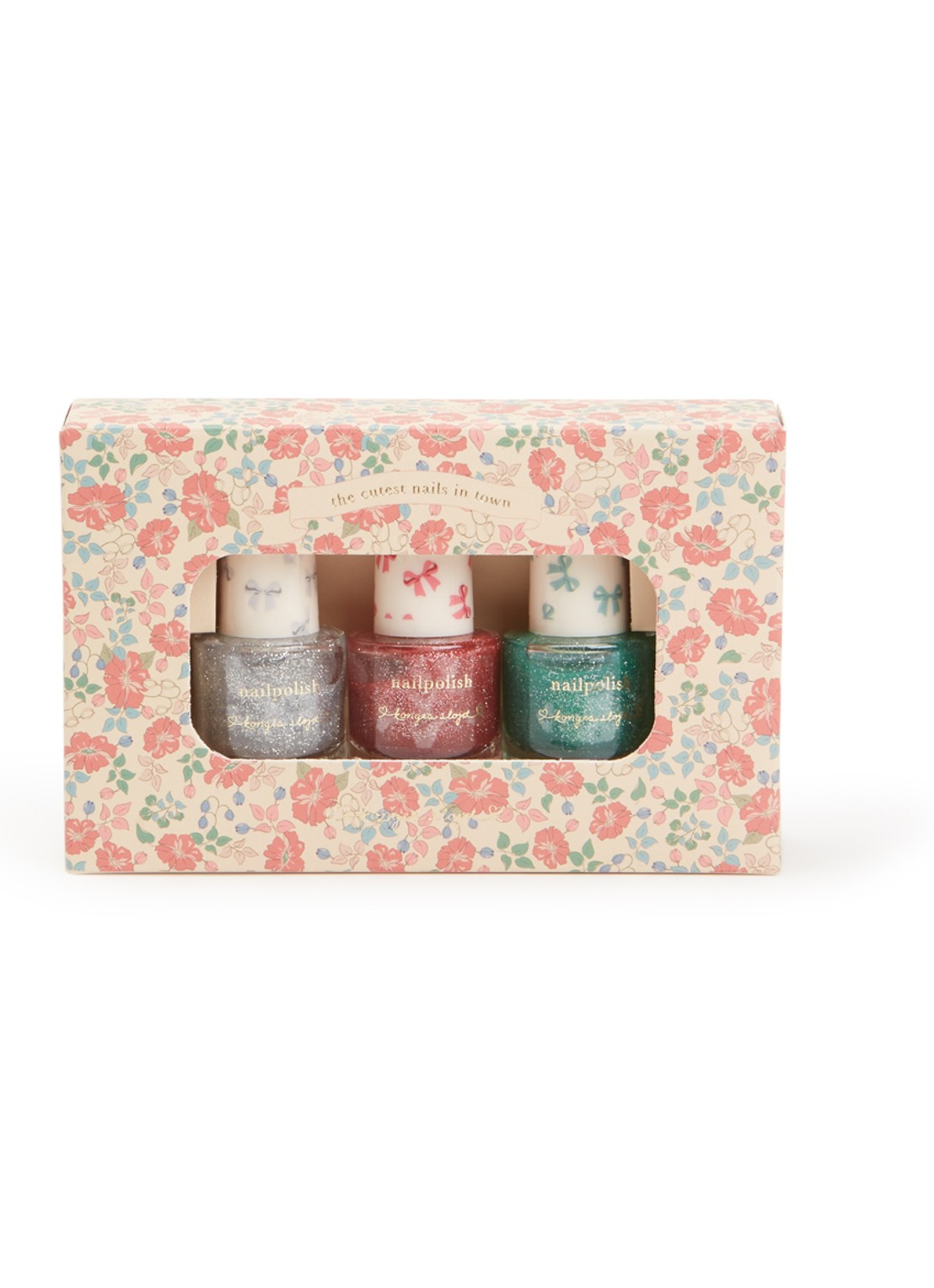 Konges Sløjd Twinkle kindernagellak set van 3 - voorkant multicolor