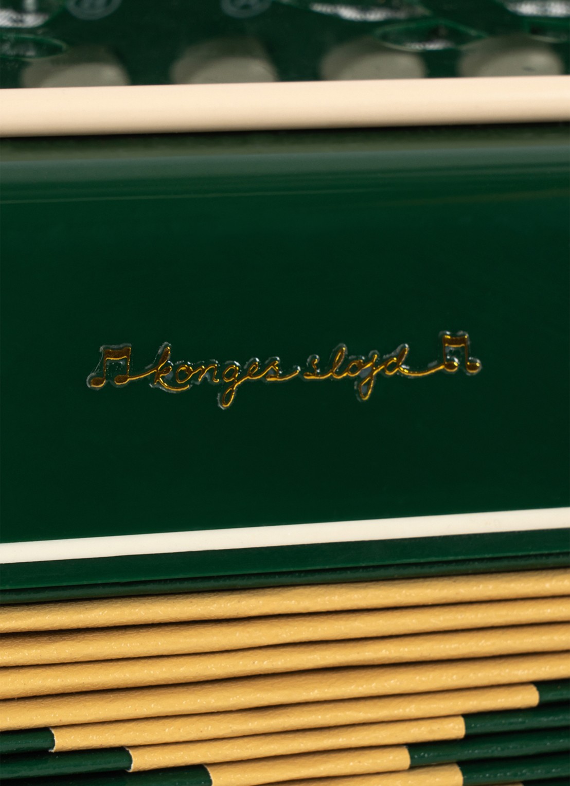 Konges Sløjd Accordion - detail groen