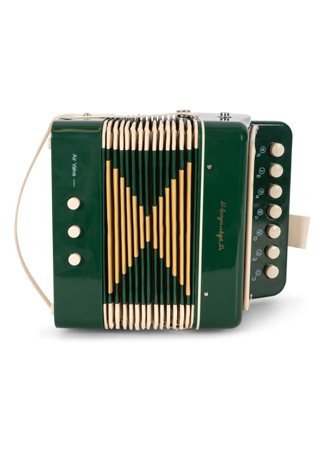 Konges Sløjd Accordion - voorkant 5 groen