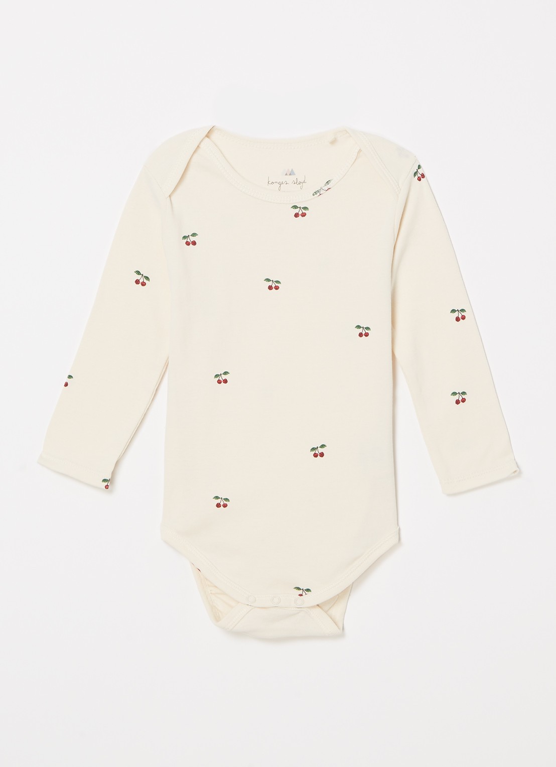 Konges Sløjd Babypak van  katoen met print - voorkant beige