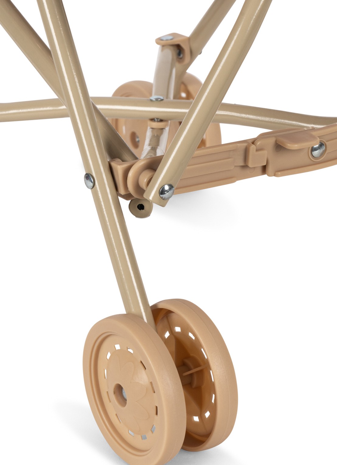 Konges Sløjd Cherry poppenwagen 57 cm - detail 4 beige