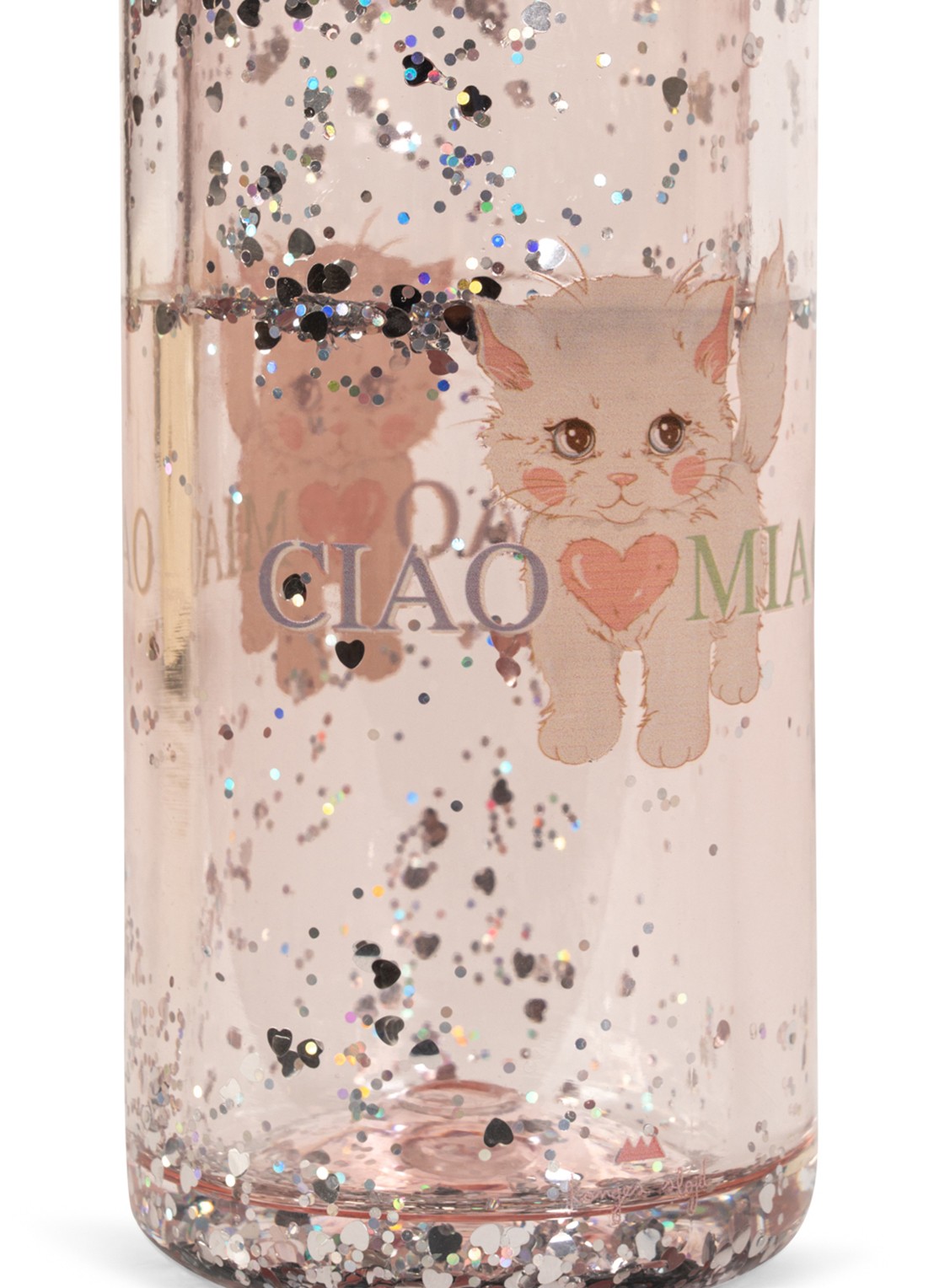 Konges Sløjd Ciao Miao waterfles 35 cl - detail 5 oudroze