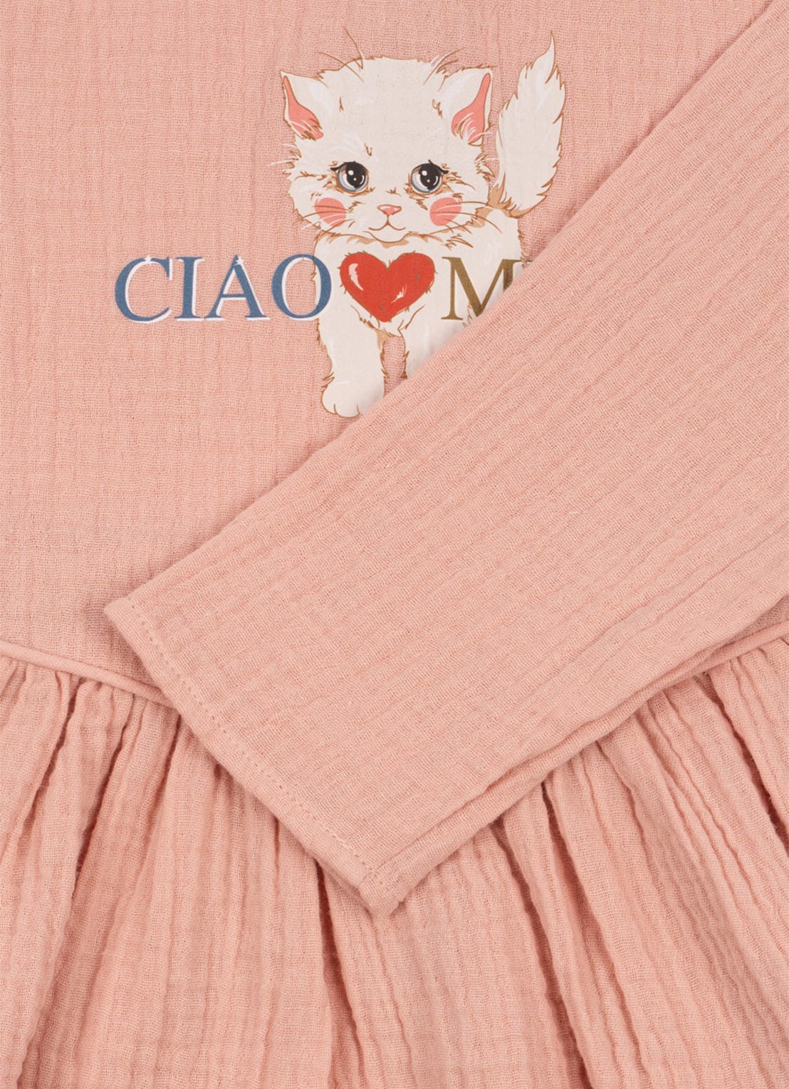 Konges Sløjd Coco tuniekjurk met print - detail 2 roze