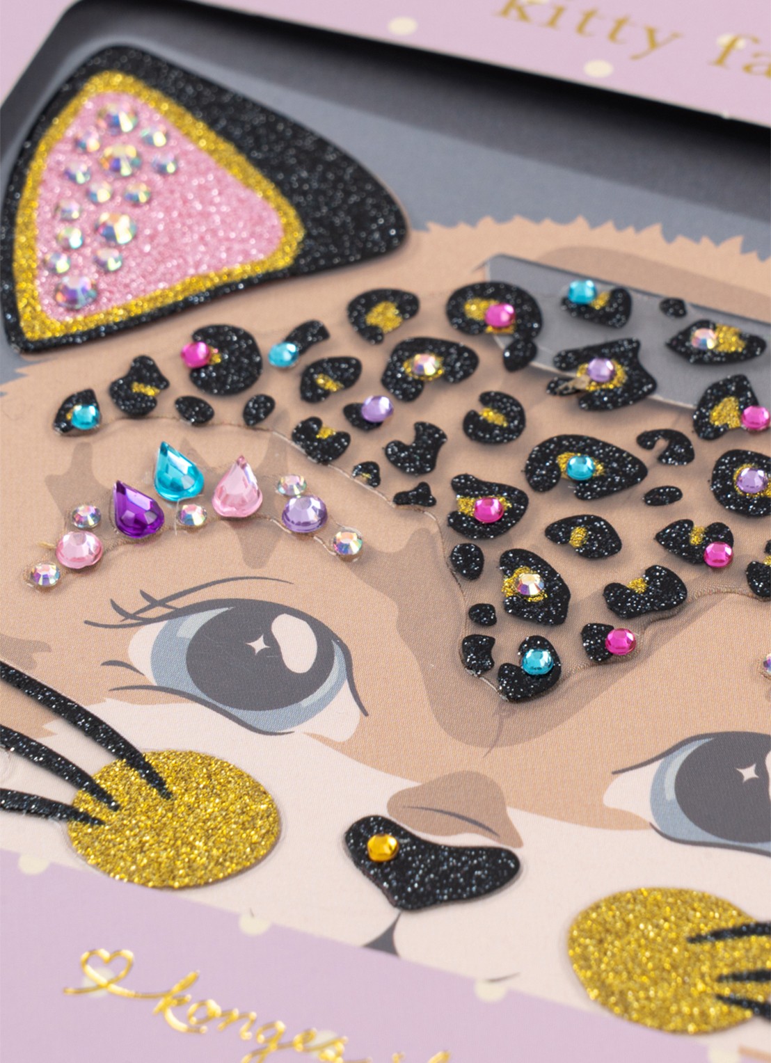 Konges Sløjd Glam Me Up make-up koffer - detail 4 antraciet