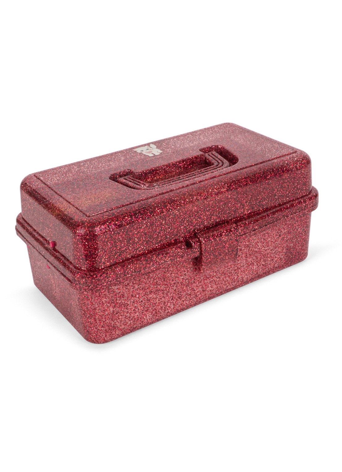 Konges Sløjd Glitter knutselset - achterkant rood