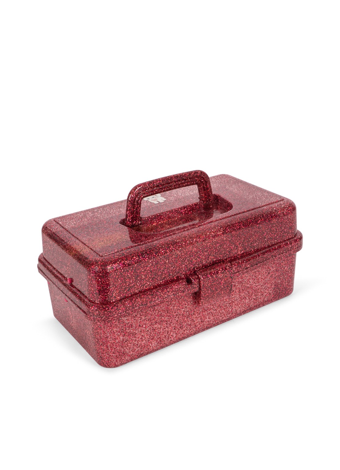 Konges Sløjd Glitter knutselset - voorkant 3 rood