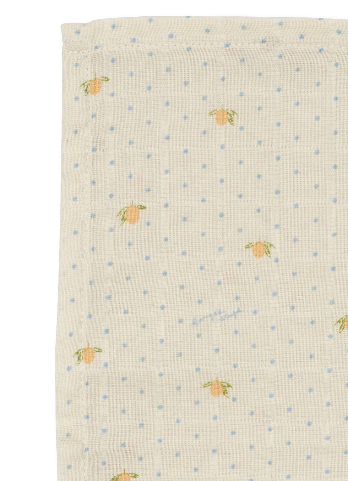 Konges Sløjd Hydrofiele doek set van 3 - achterkant beige