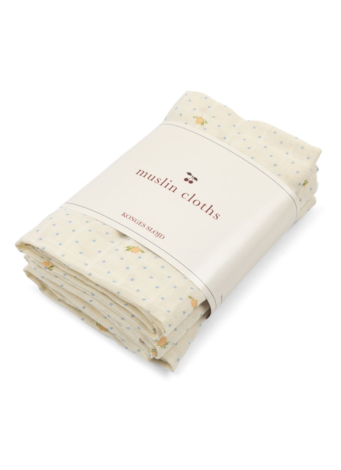Konges Sløjd Hydrofiele doek set van 3 - voorkant 3 beige