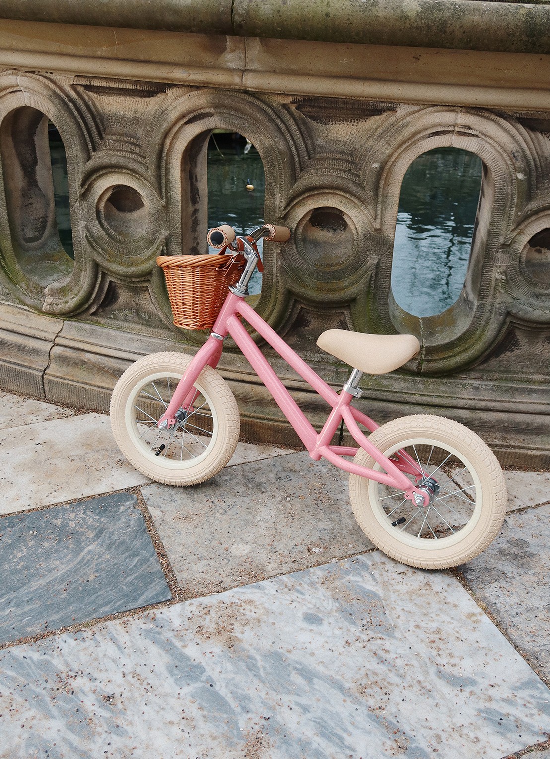 Konges Sløjd Kinderfiets met glitter - detail 5 roze