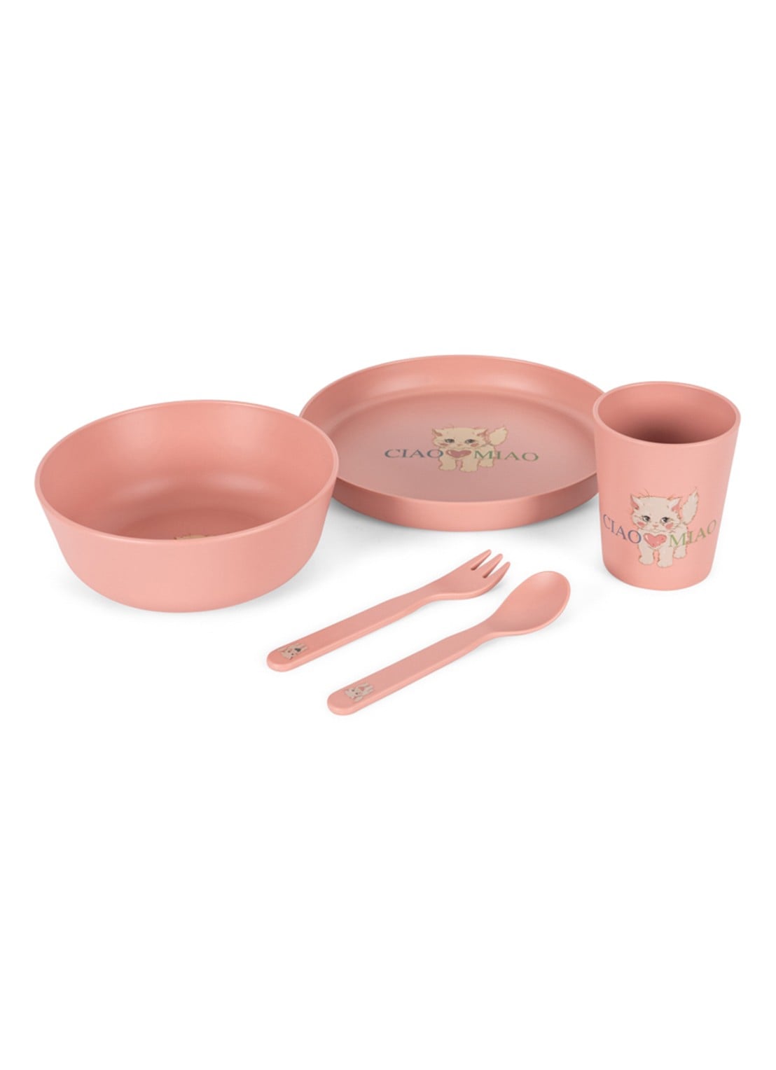 Konges Sløjd Kinderservies 4-delig - voorkant 5 blauw