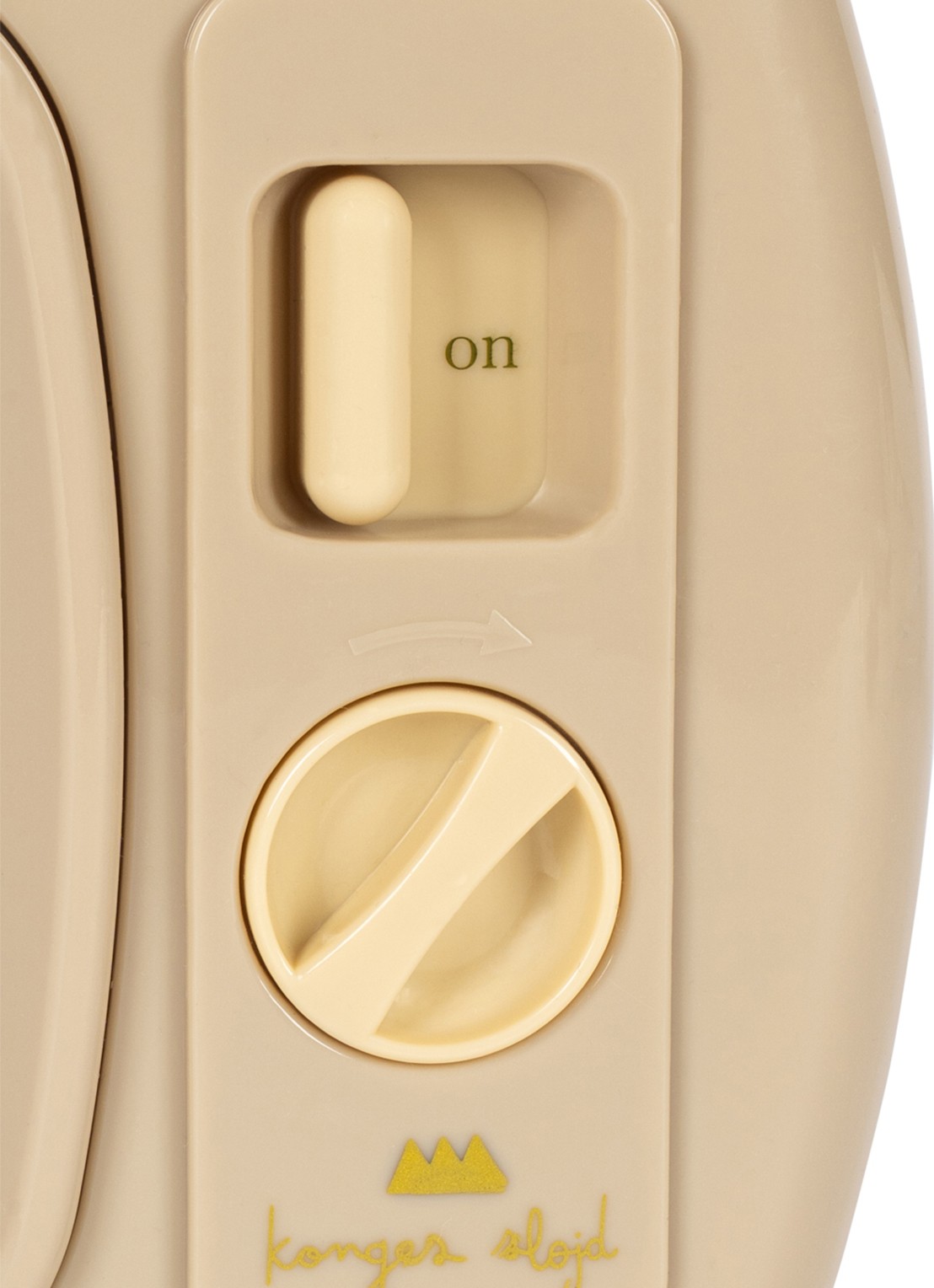 Konges Sløjd Lemon speelgoed televisie - detail 2 beige