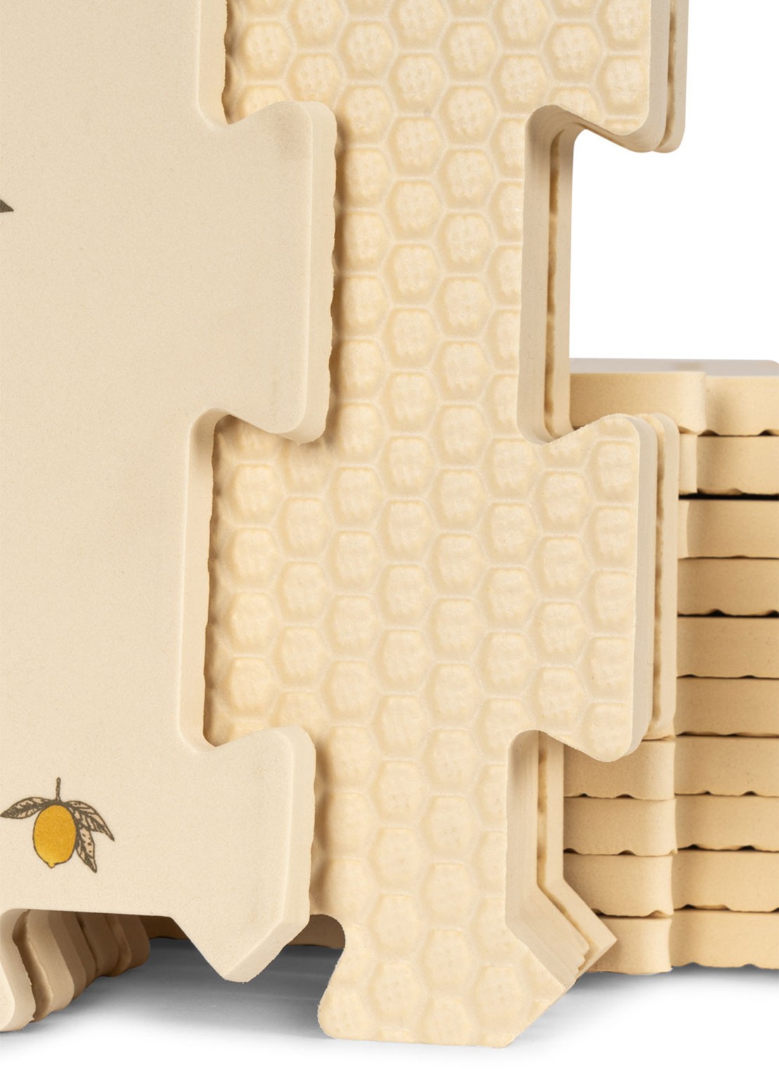 Konges Sløjd Lemon speelmat - detail 2 kobaltblauw