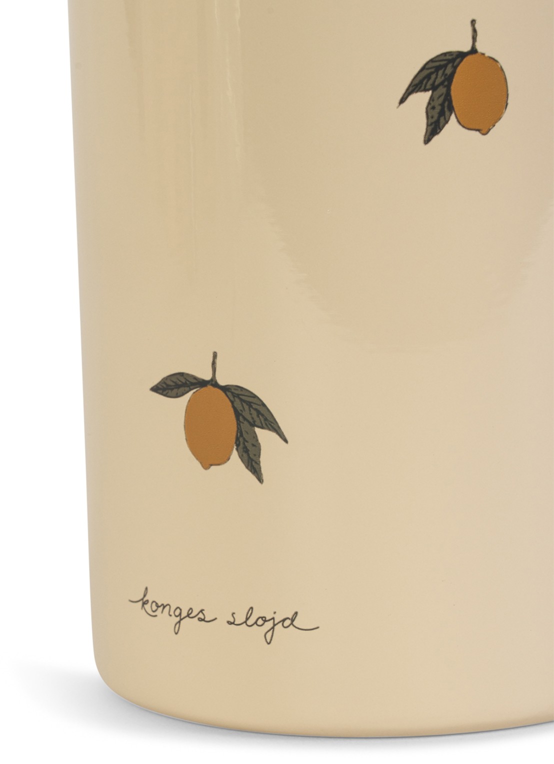 Konges Sløjd Lemon thermosfles 35 cl - detail 2 beige