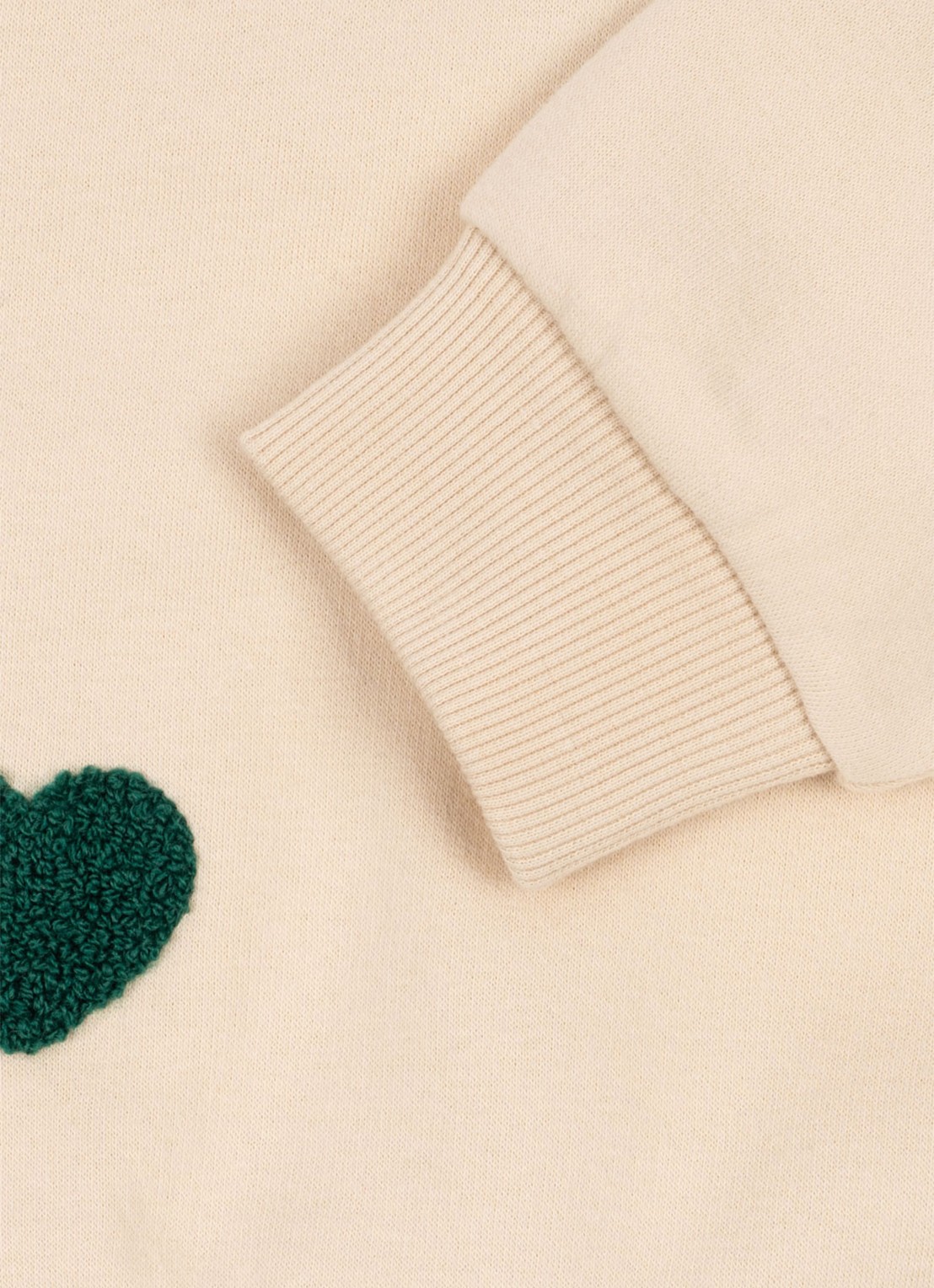 Konges Sløjd Lou sweater met borduring - detail 2 beige