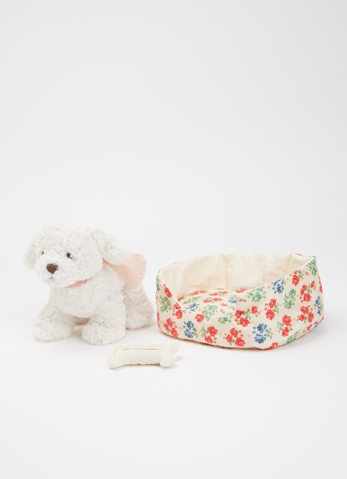 Konges Sløjd Madeleine knuffel 18 cm - voorkant 2 gebroken wit