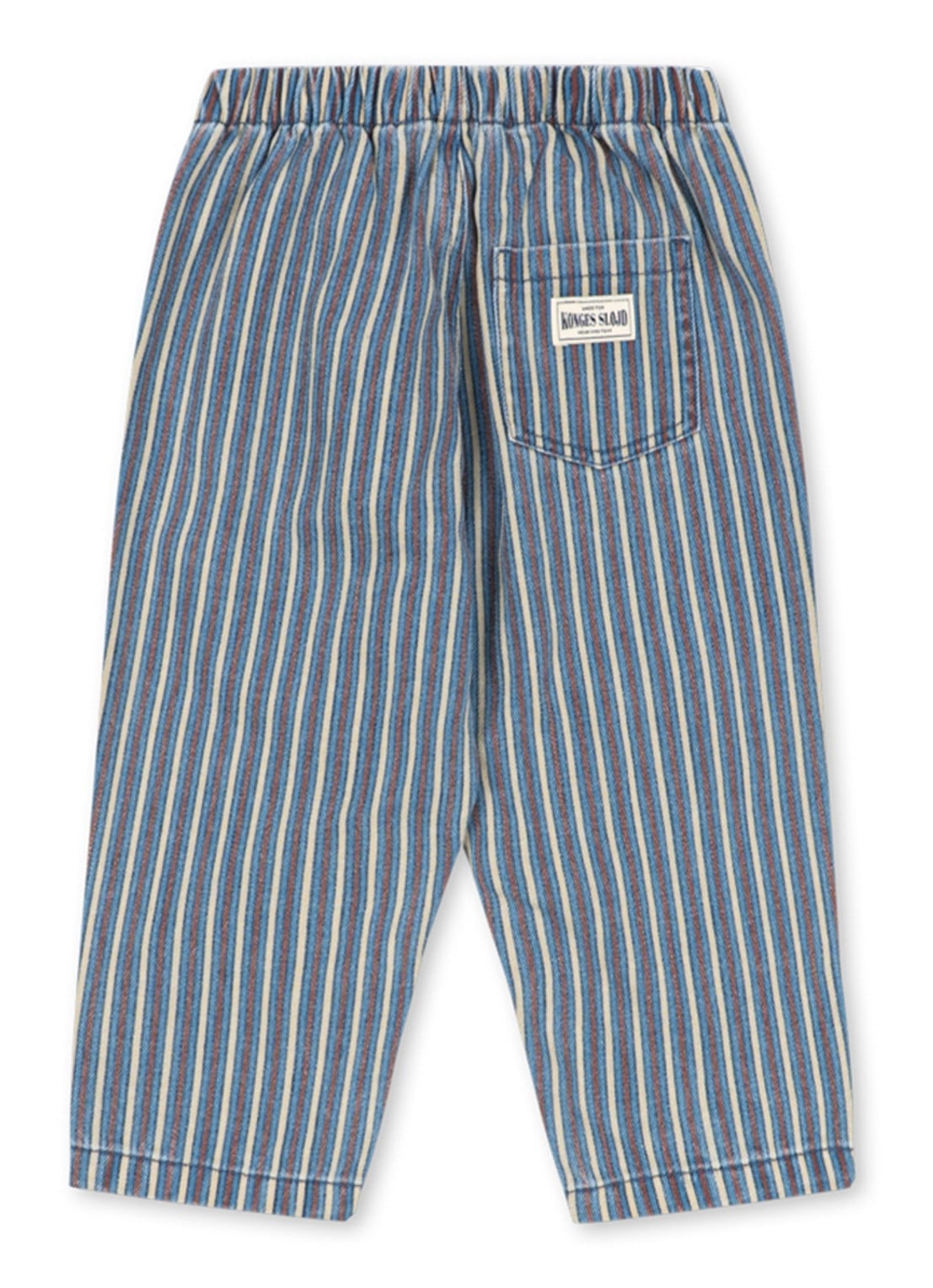 Konges Sløjd Magot straight leg jeans met print - voorkant 3 blauw