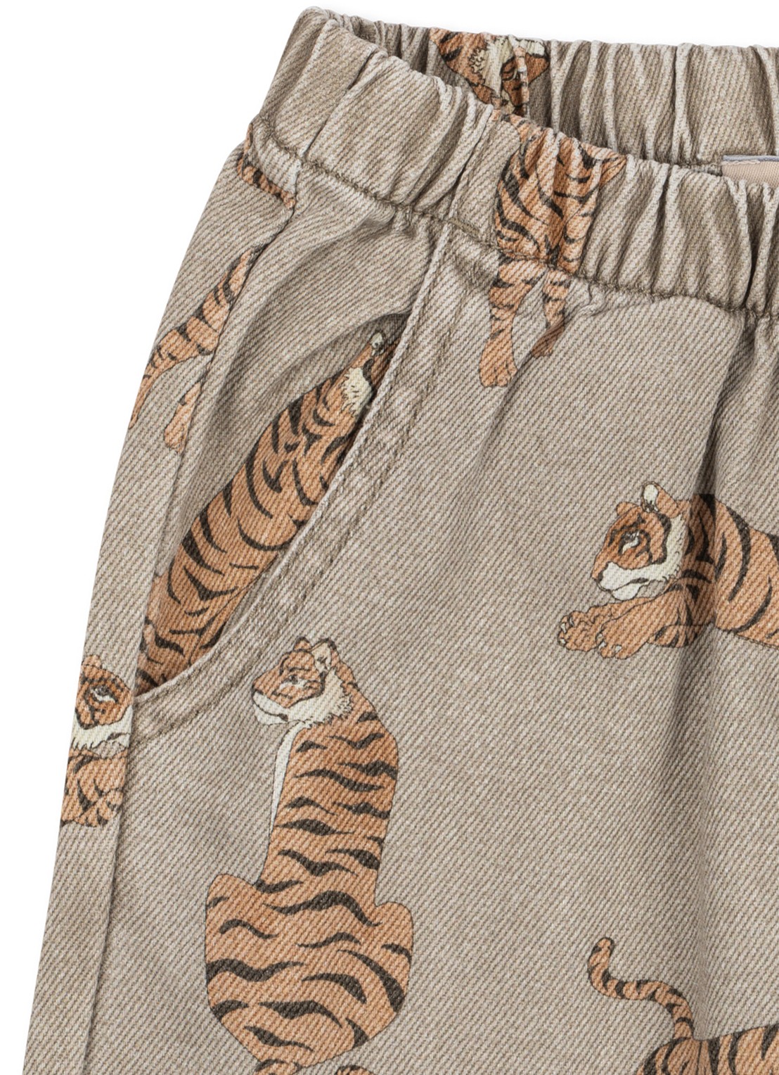 Konges Sløjd Magot straight leg jeans met print - detail multicolor