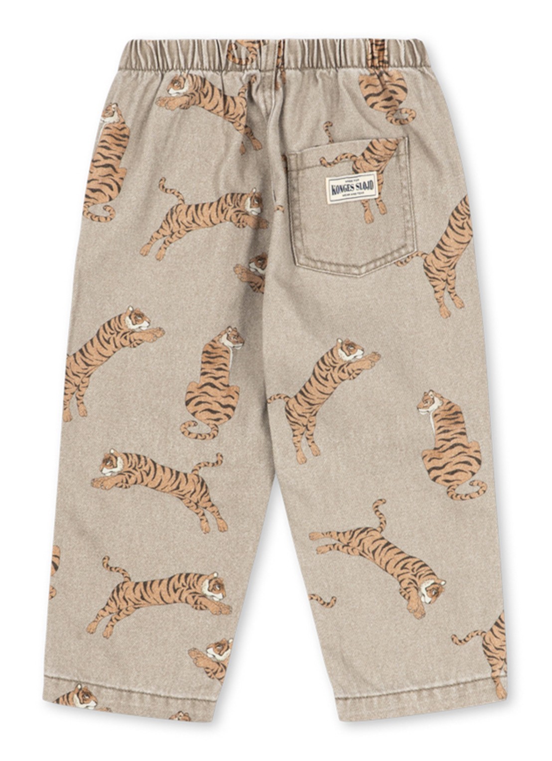 Konges Sløjd Magot straight leg jeans met print - voorkant 4 multicolor