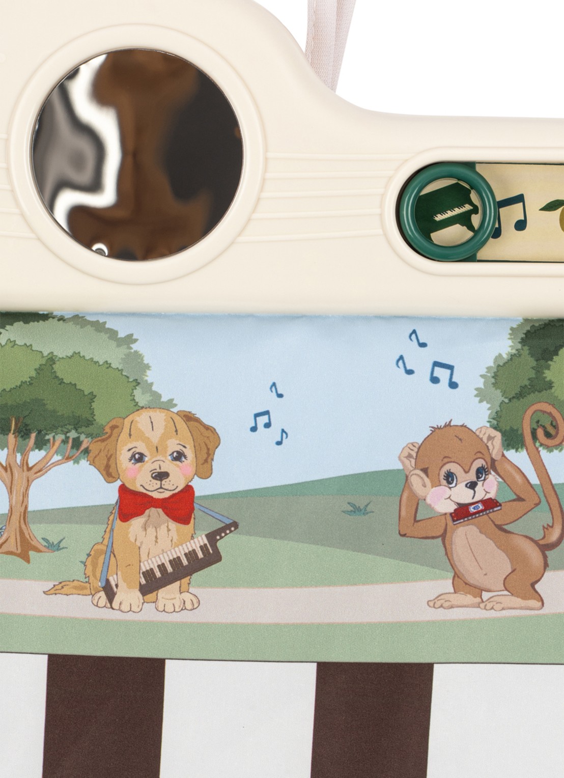 Konges Sløjd Melody muziek speelmat - voorkant 2 beige