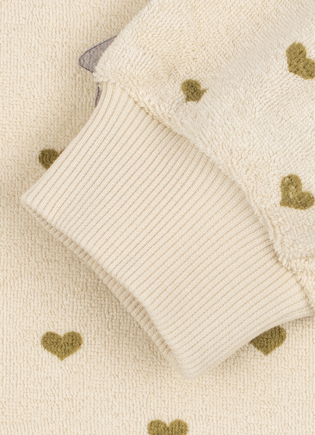 Konges Sløjd Mitty sweater met print - detail 2 creme