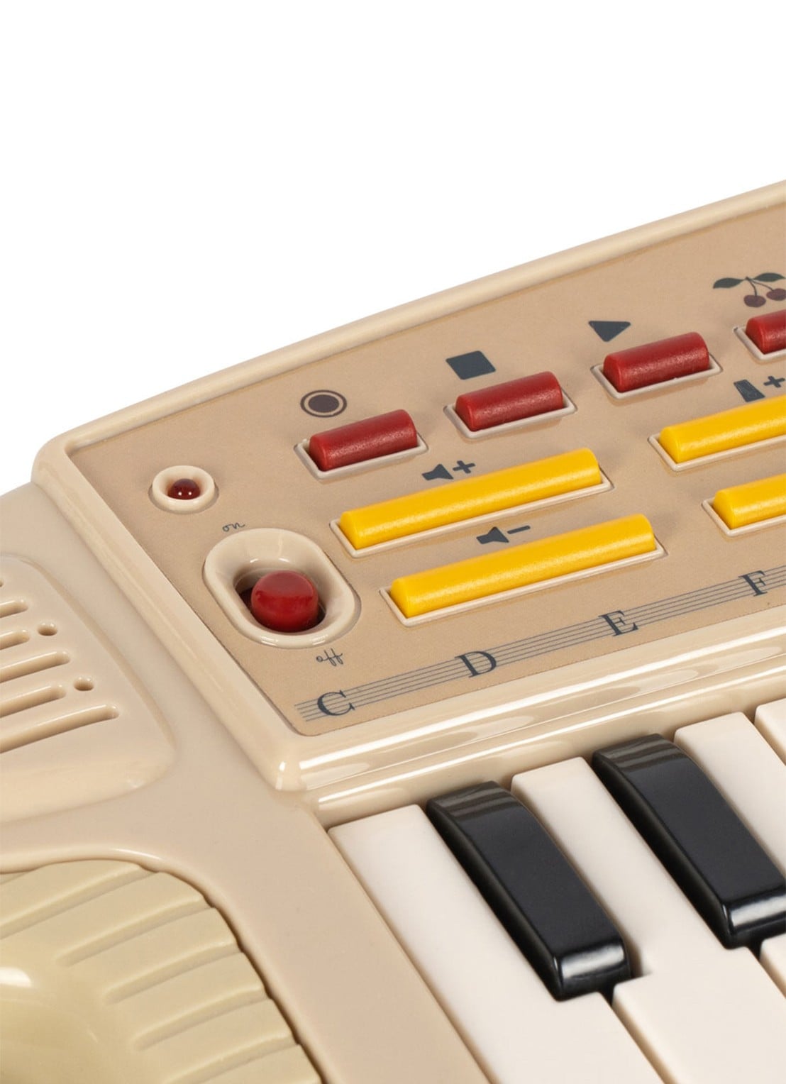 Konges Sløjd Music keyboard - achterkant beige