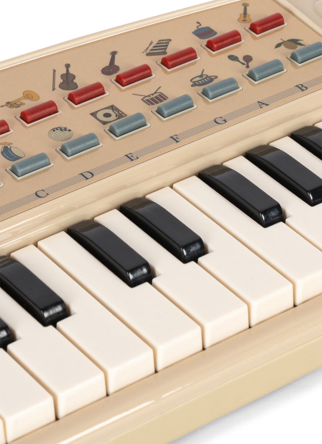 Konges Sløjd Music keyboard - detail 3 beige