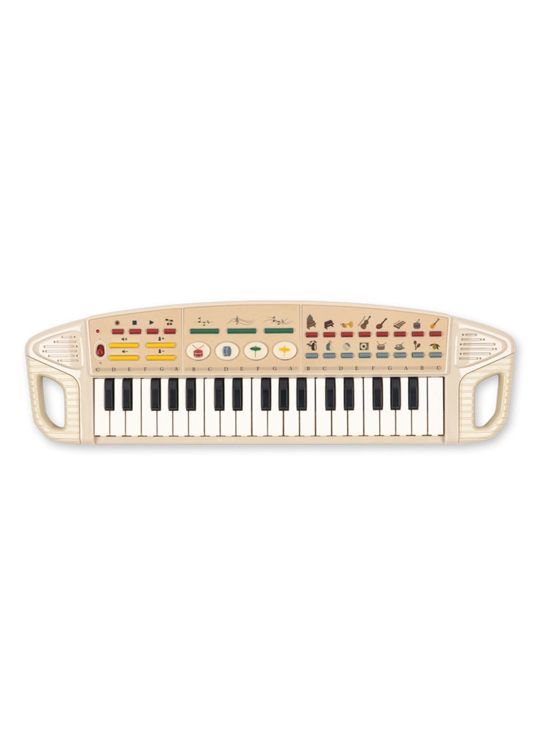 Konges Sløjd Music keyboard - voorkant 5 beige