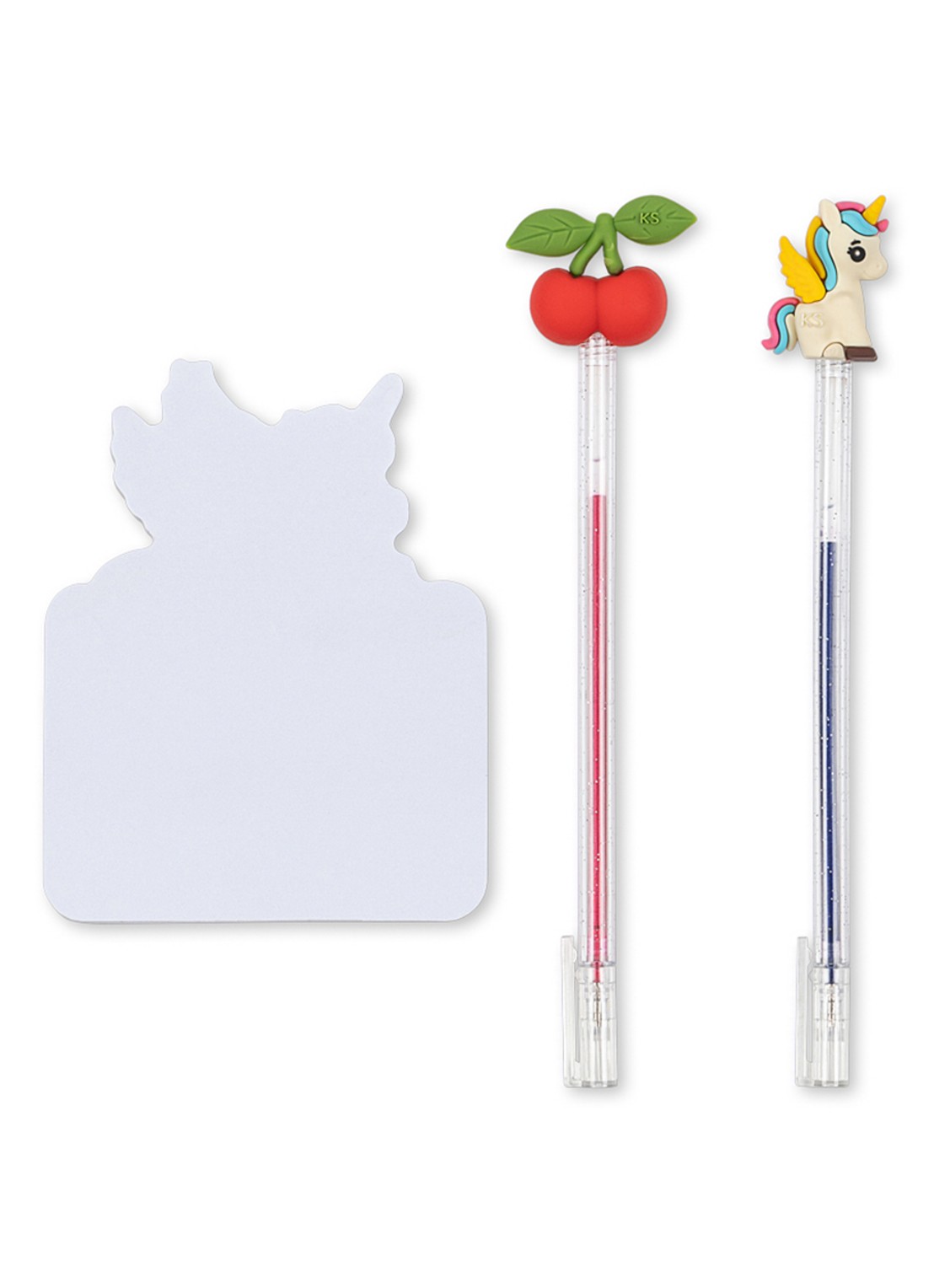 Konges Sløjd Pencil Friends pen en notitieblok - achterkant 4 rood