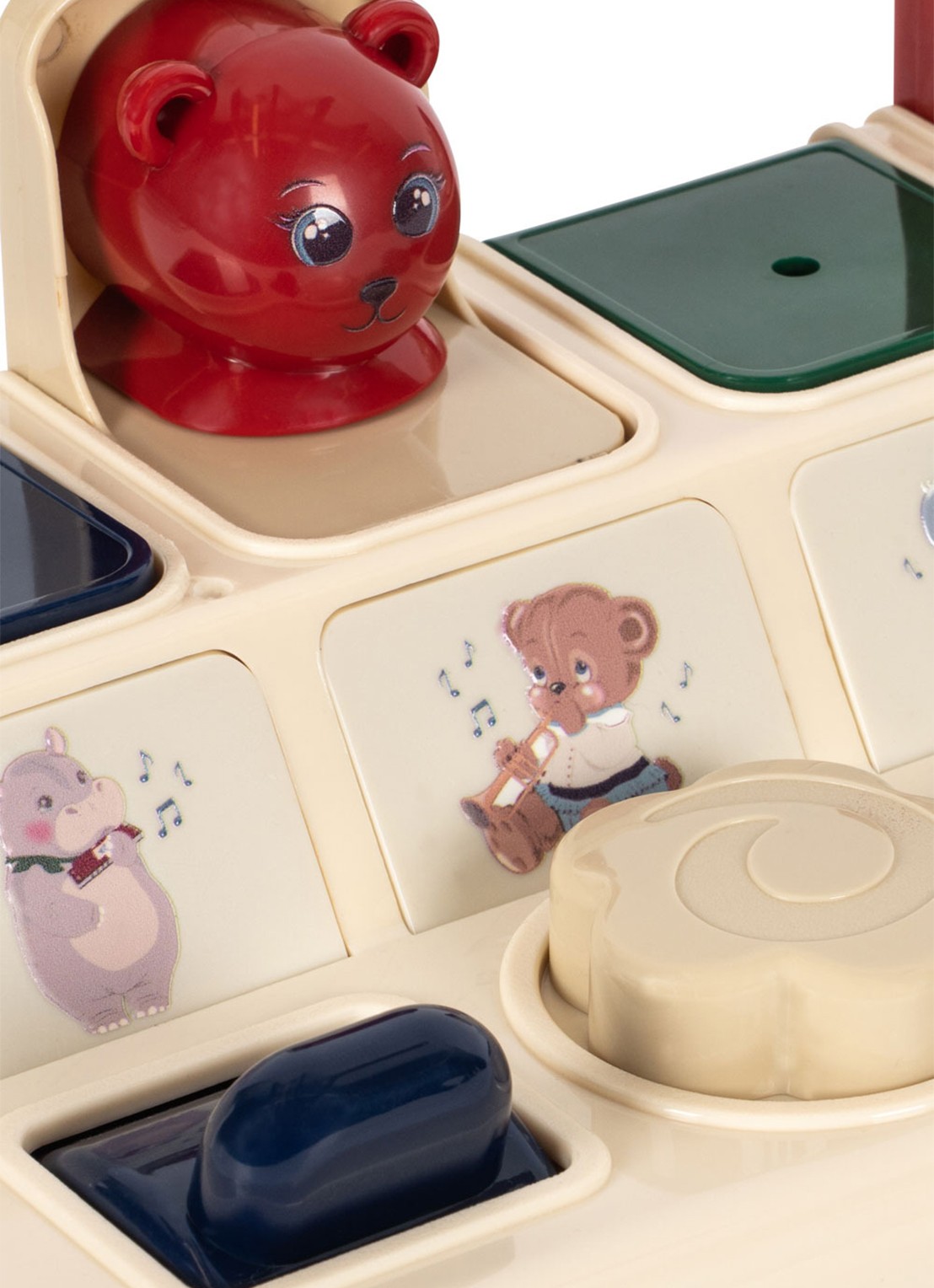 Konges Sløjd Pop Up muziekbord  - achterkant 6 multicolor