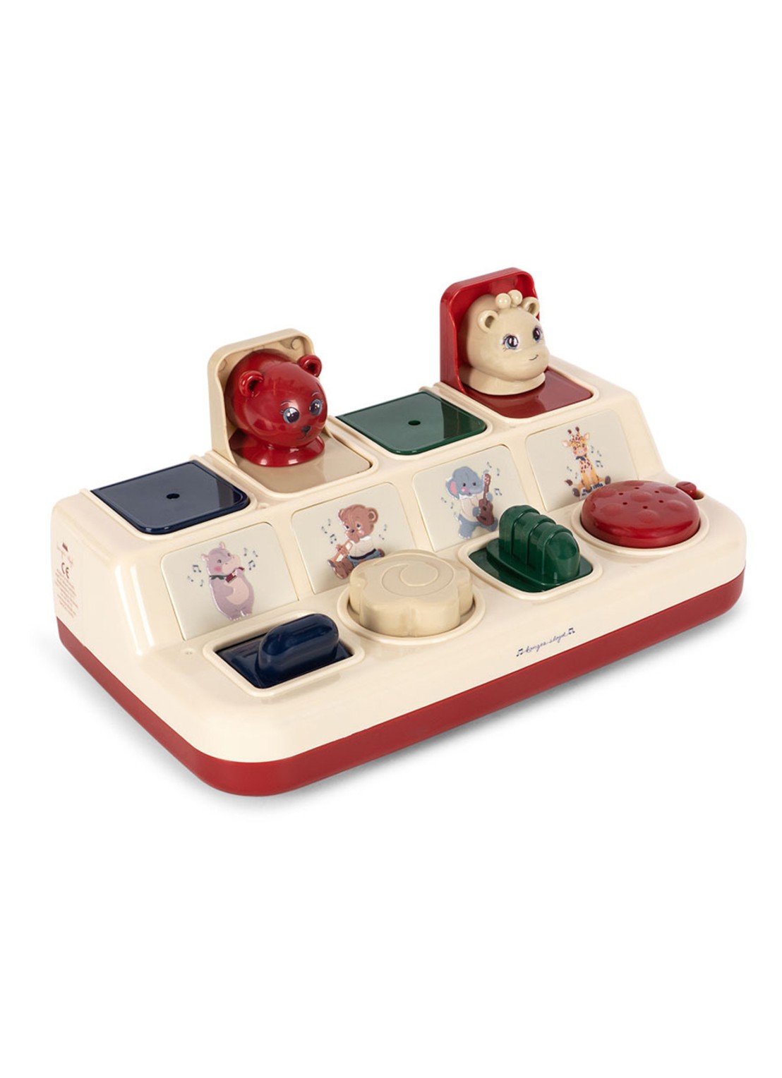 Konges Sløjd Pop Up muziekbord  - voorkant 5 multicolor