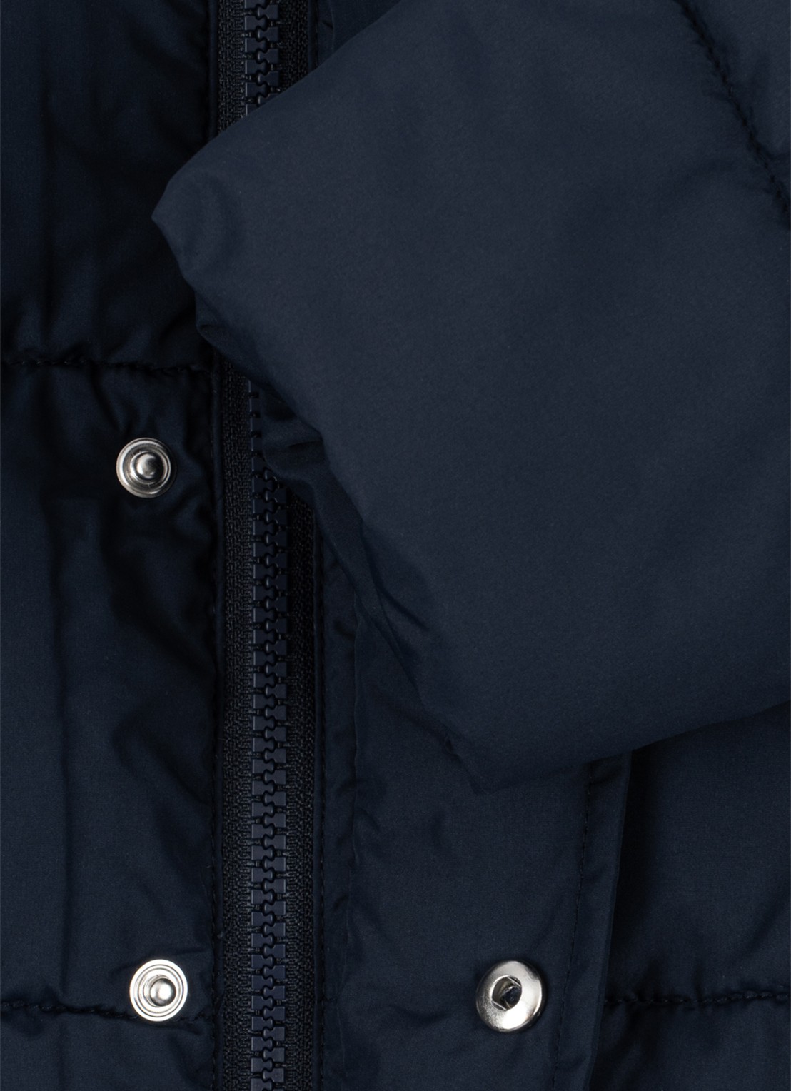 Konges Sløjd Puffer jack met teddy kraag - detail 3 antraciet
