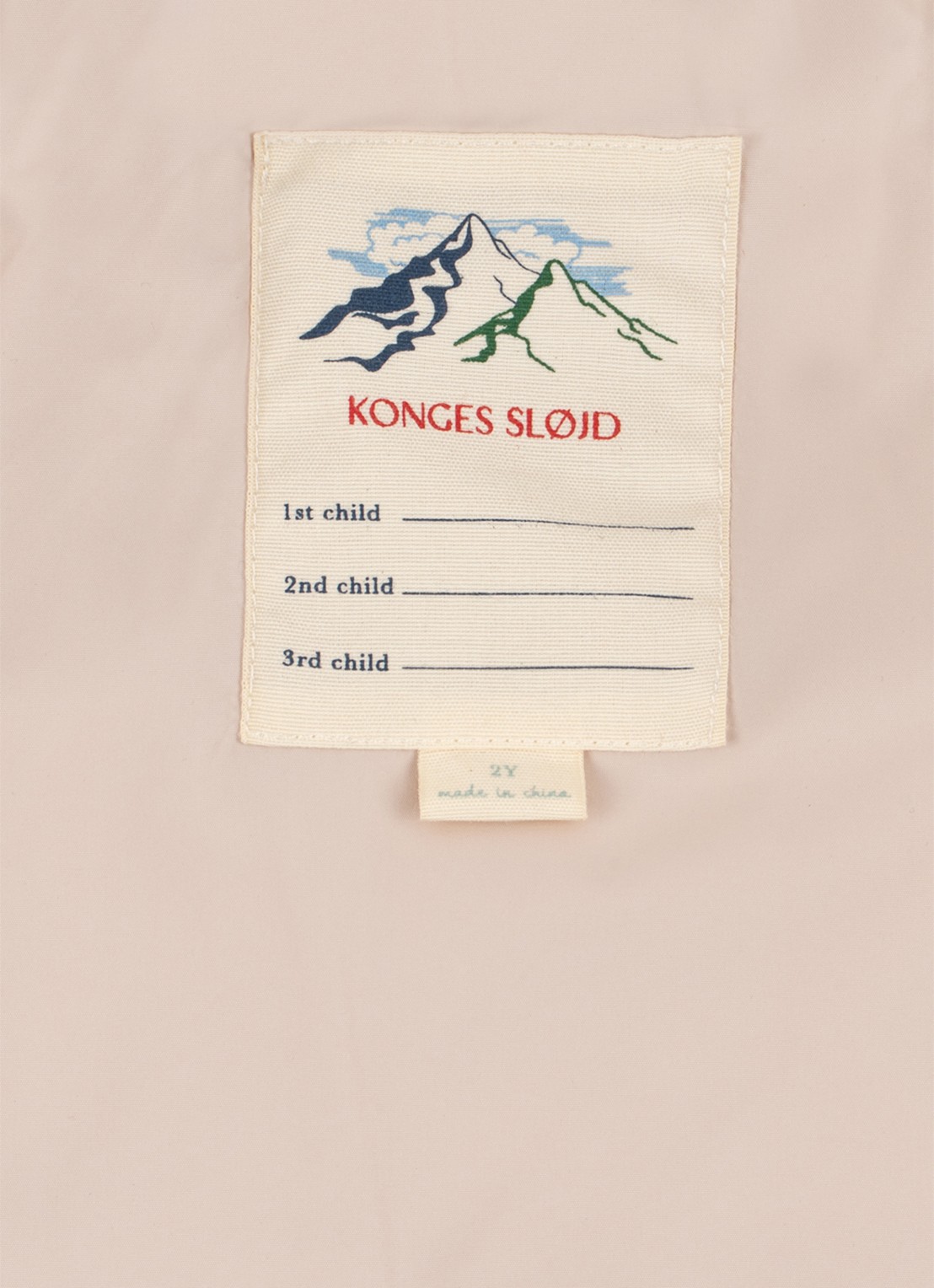 Konges Sløjd Puffer jack met teddy kraag - detail 4 antraciet