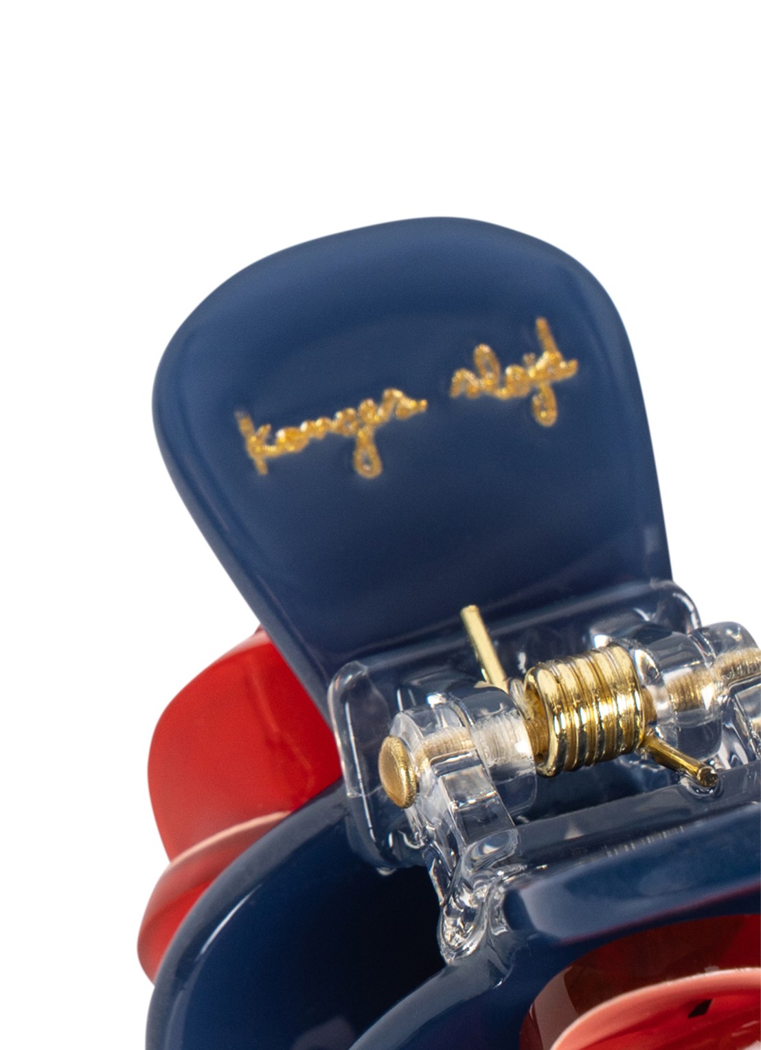 Konges Sløjd Rose haarclip set van 2 - detail 2 blauw