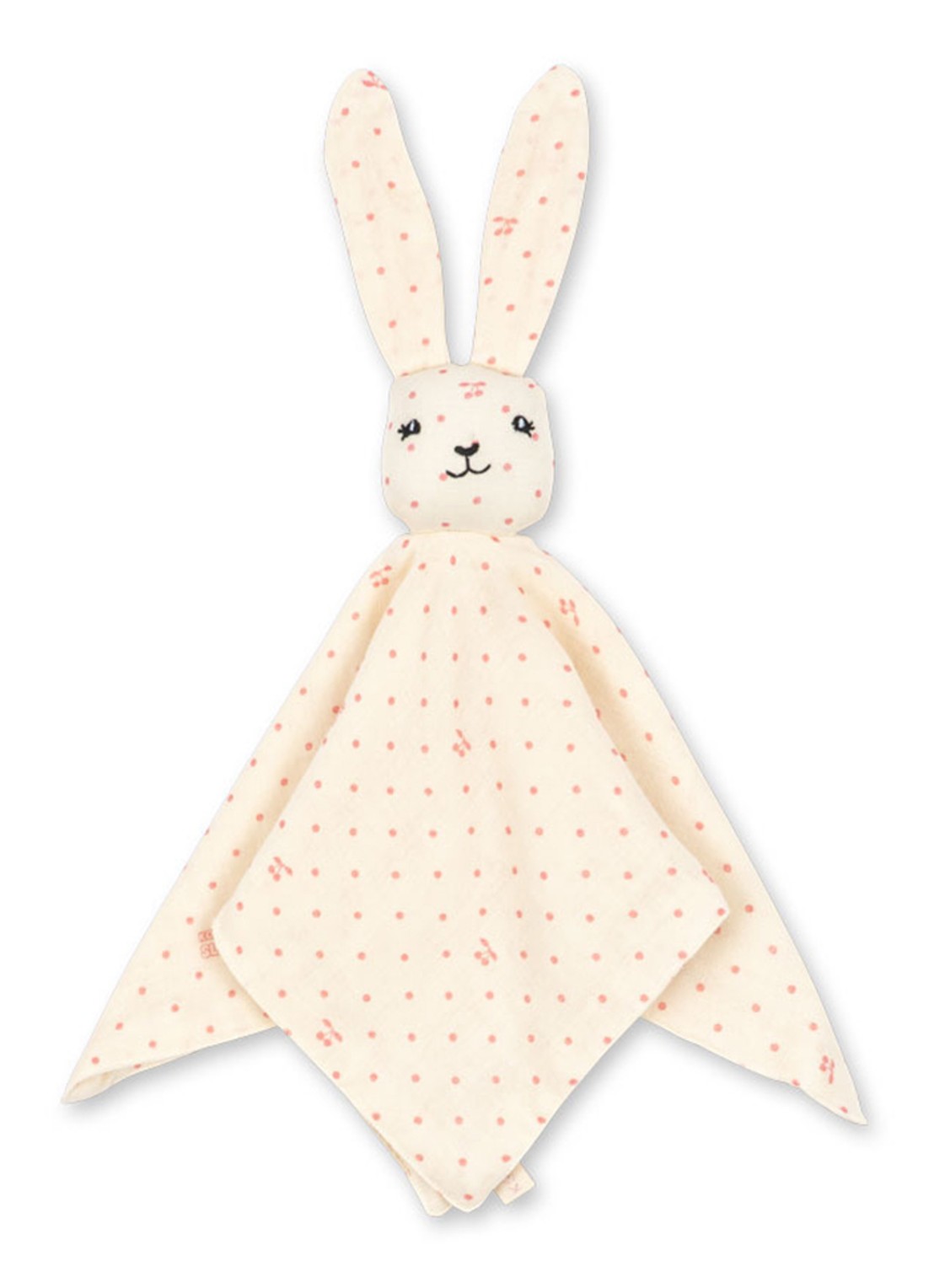 Konges Sløjd Sleepy Rabbit knuffeldoekje - voorkant beige