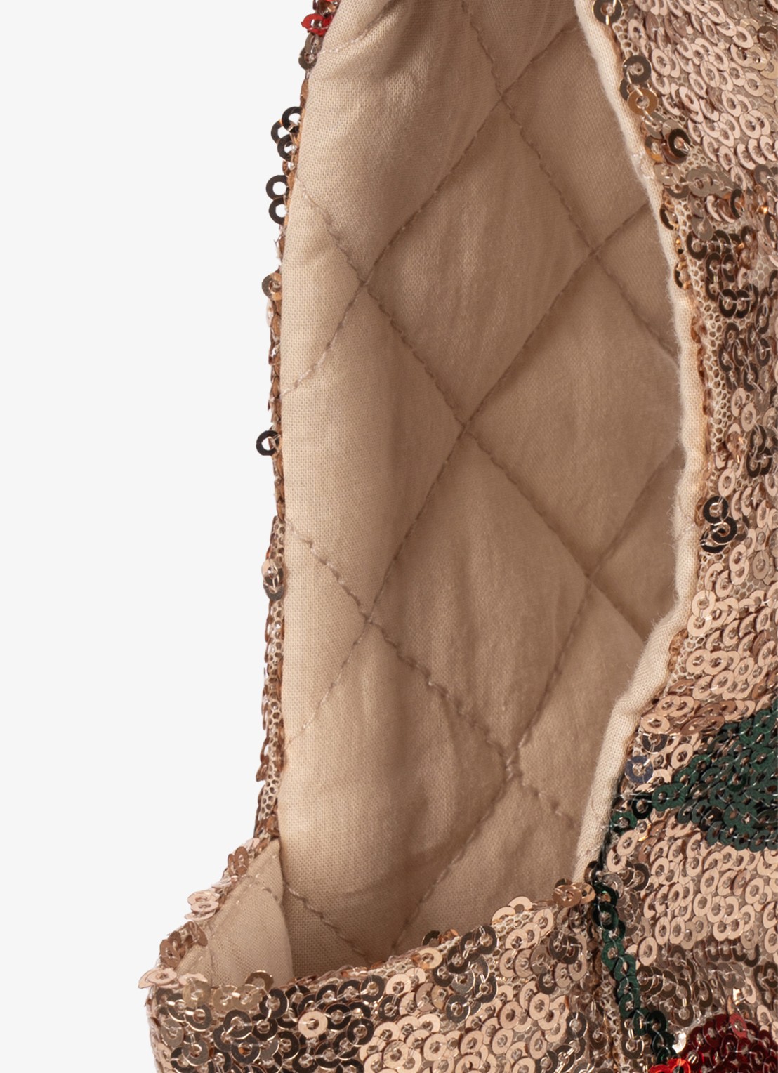 Konges Sløjd Starla tas met pailletten - detail beige