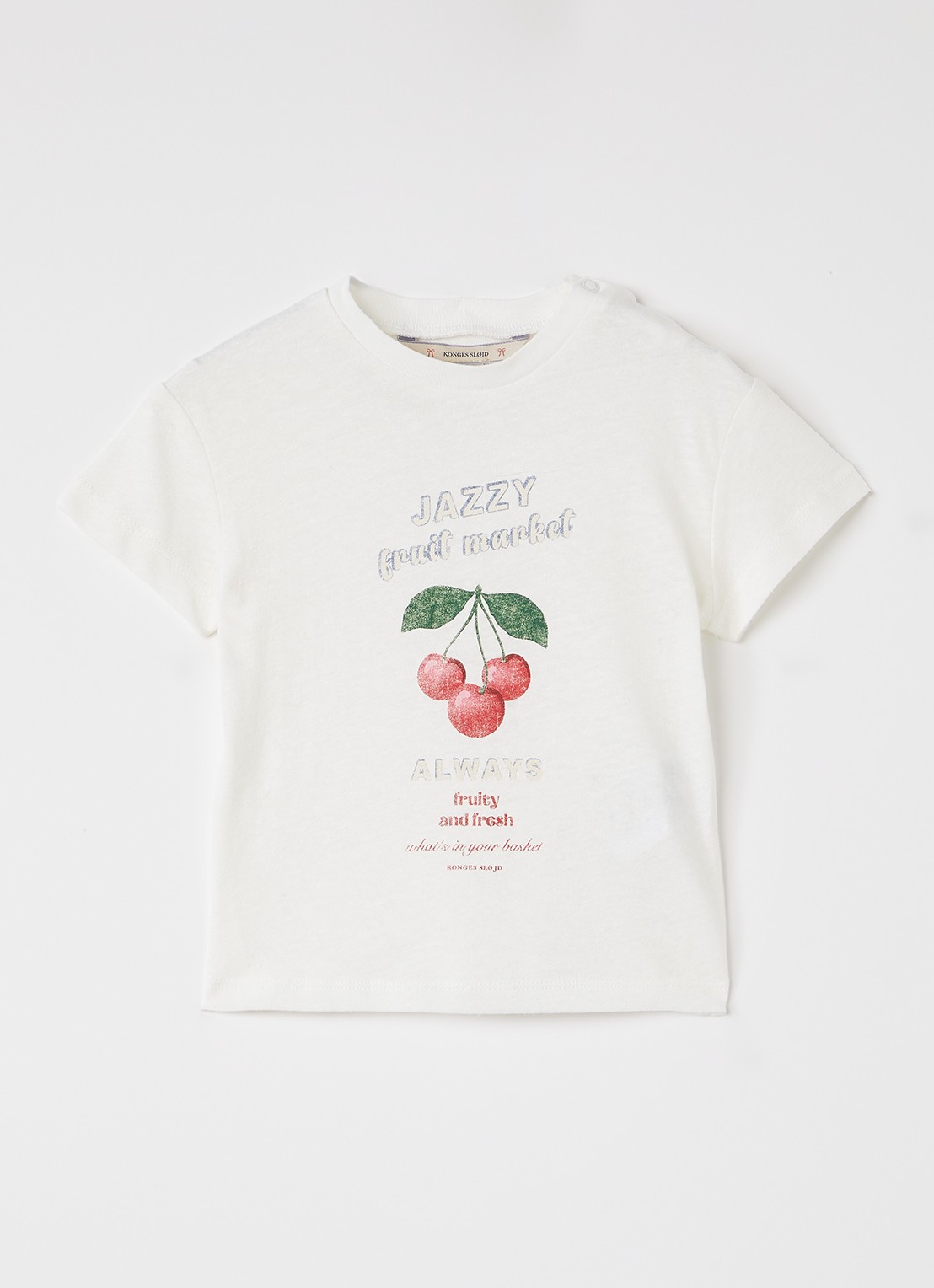 Konges Sløjd T-shirt met print - voorkant multicolor