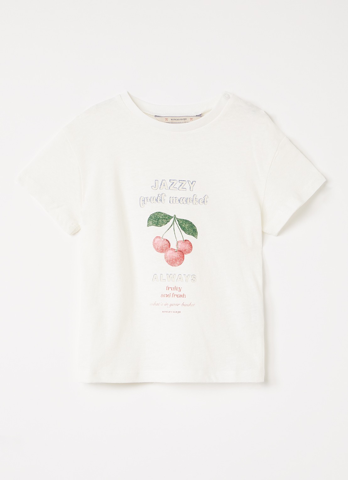 Konges Sløjd T-shirt met print - voorkant 3 multicolor