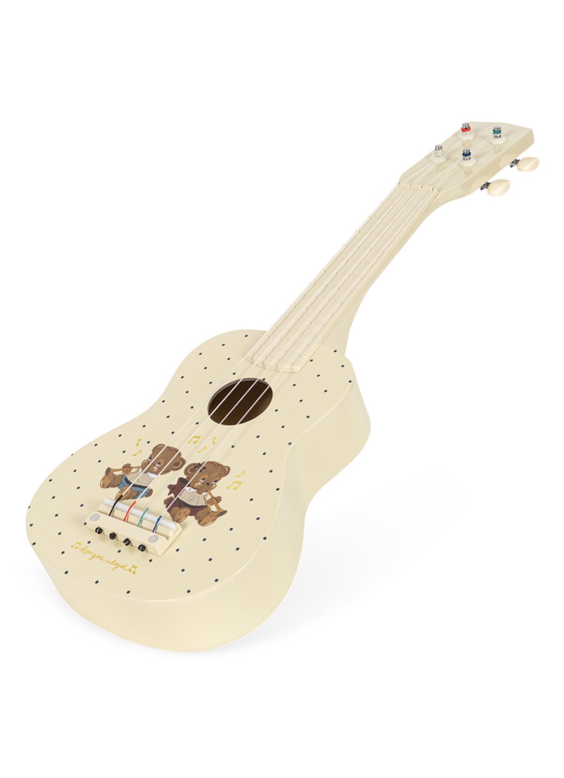 Konges Sløjd Teddy ukelele - voorkant 2 beige