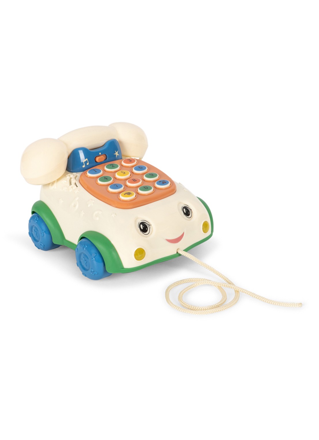 Konges Sløjd Trektelefoon - voorkant 7 multicolor
