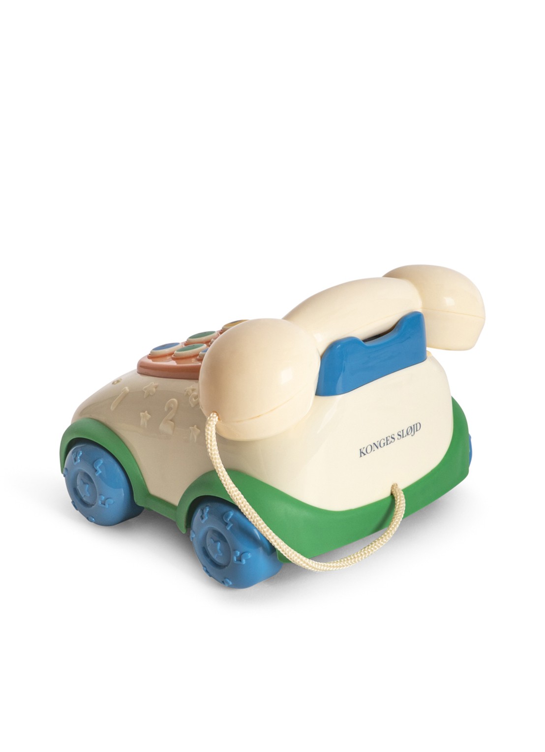 Konges Sløjd Trektelefoon - voorkant 8 multicolor