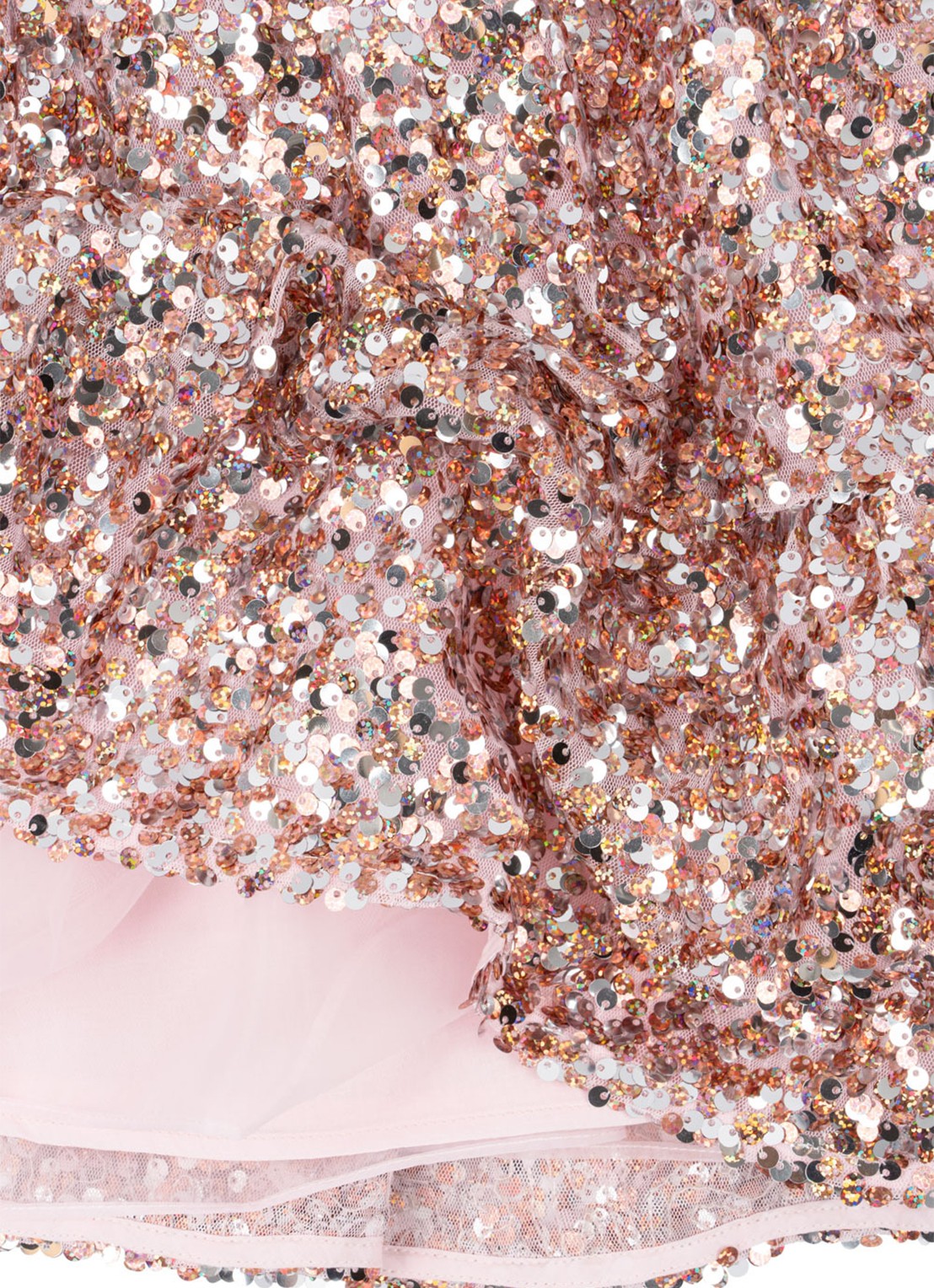 Konges Sløjd Tuniekjurk met pailletten  - detail 5 roze