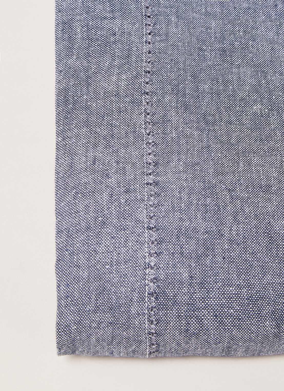 Kook Tafelkleed van katoen140 x 230 cm - detail blauw