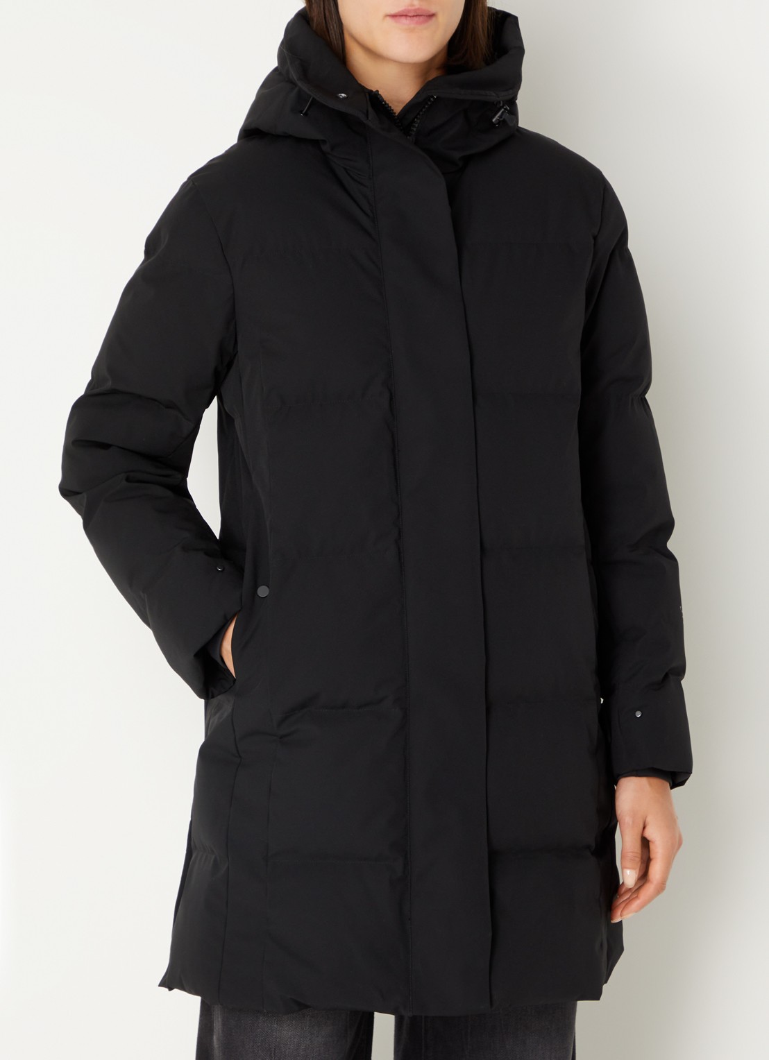 Krakatau Cassini gewatteerde parka met capuchon - detail 4 zwart