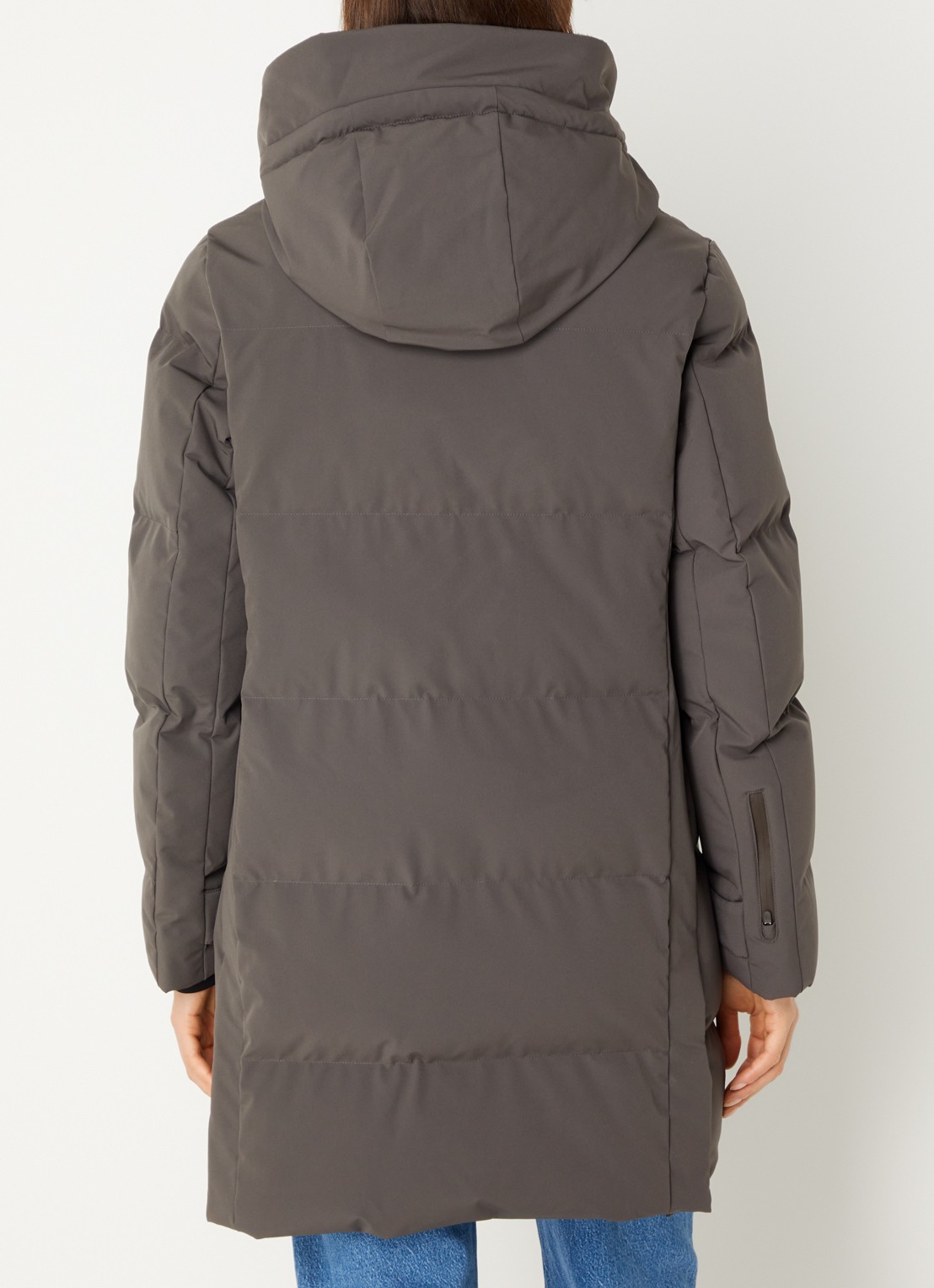 Krakatau Cassini gewatteerde parka met capuchon - achterkant 3 bruin